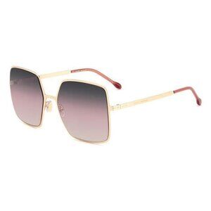 New ISABEL MARANT Gold Square IM 0102/S 0AWFF Sunglasses Women